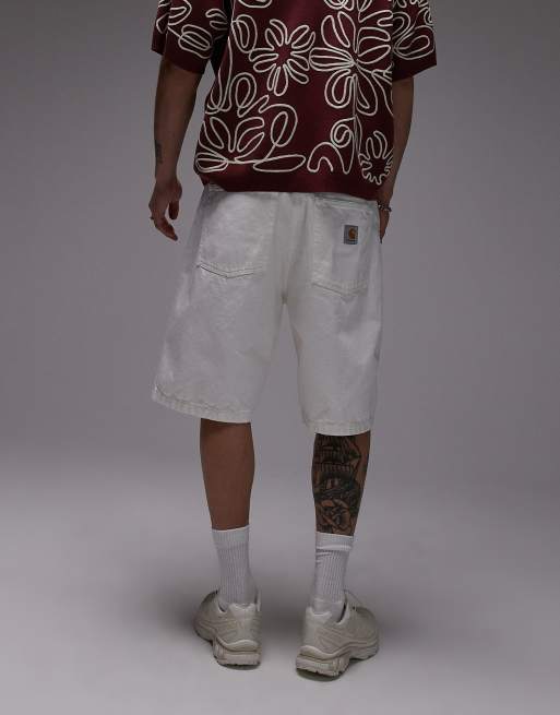 Carhartt WIP - Brandon - Hvide jorts i denim, 4 af 5