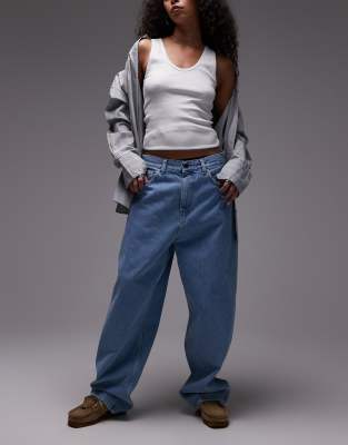 Carhartt WIP – Brandon – Jasnoniebieskie jeansy o luźnym kroju - view 1