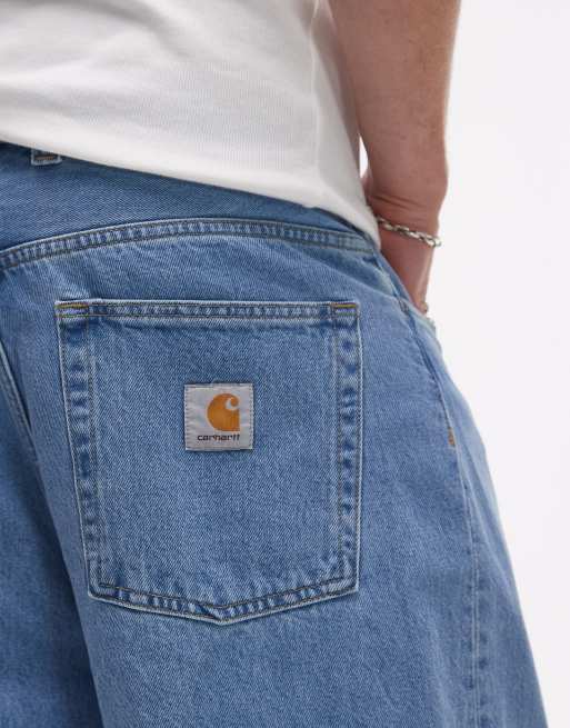 Carhartt WIP – Brandon – Jasnoniebieskie jortsy jeansowe, 3 z 5