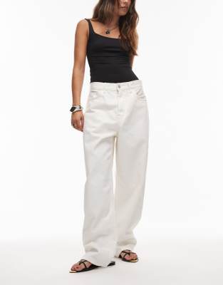Carhartt WIP - Brandon - Jean ample - Blanc