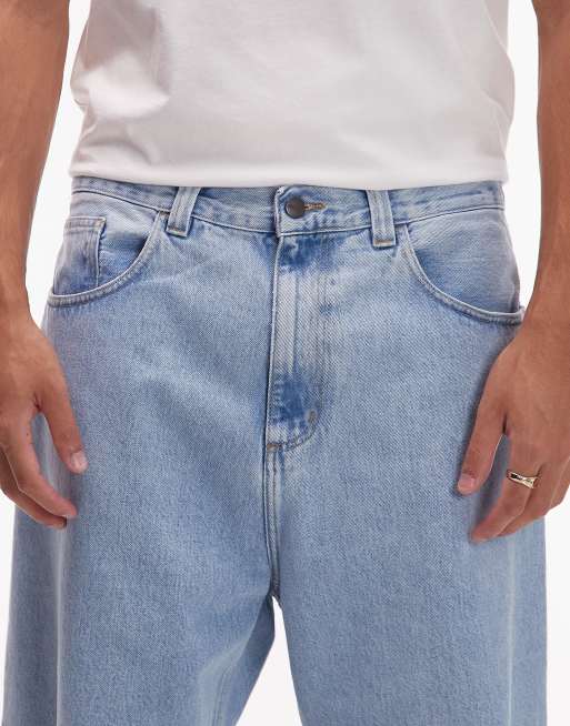 Vaqueros sueltos con lavado descolorido a la piedra Brandon de Carhartt WIP