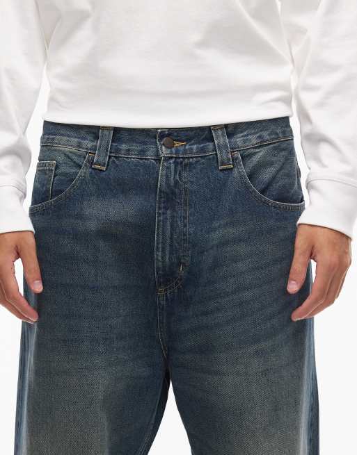 Carhartt WIP - Brandon - Jean ample en denim - Bleu vintage délavé, 4 de 5