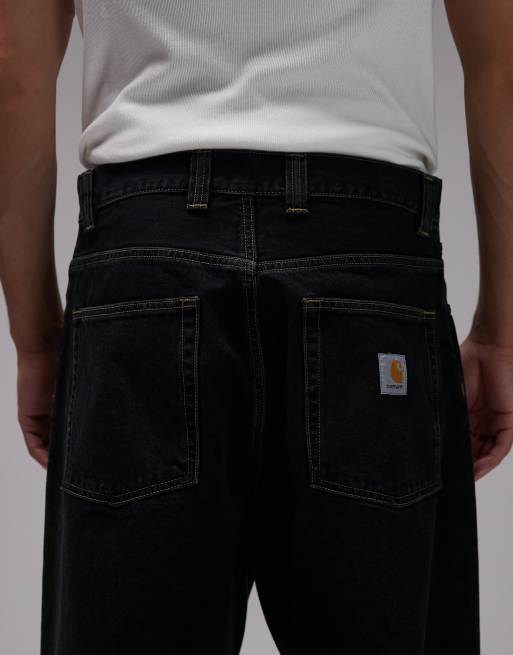 Carhartt WIP brandon loose jeans in black