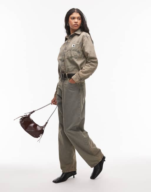 Carhartt WIP - Brandon - Jean droit d'ensemble coupe ample - Délavage profond, 2 de 5