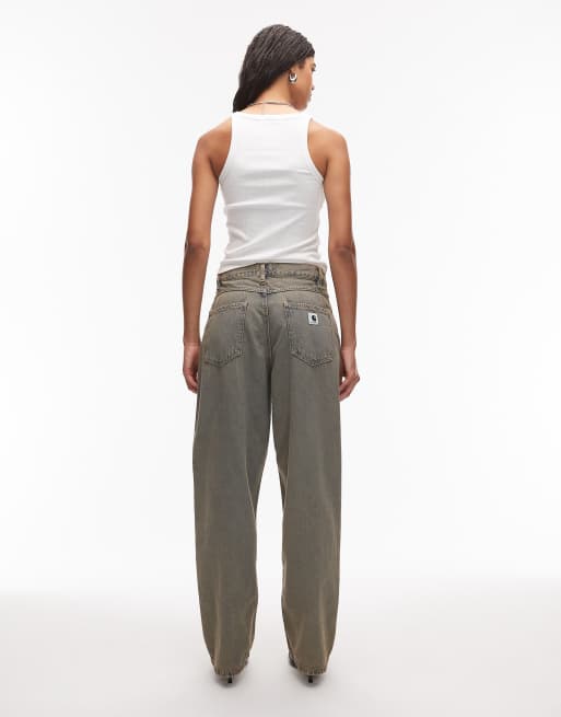 Carhartt WIP - Brandon - Jean droit d'ensemble coupe ample - Délavage profond, 3 de 5