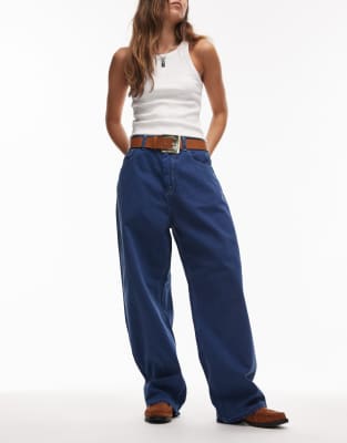 Carhartt WIP - Brandon - Jeans ampi blu indaco - view 1