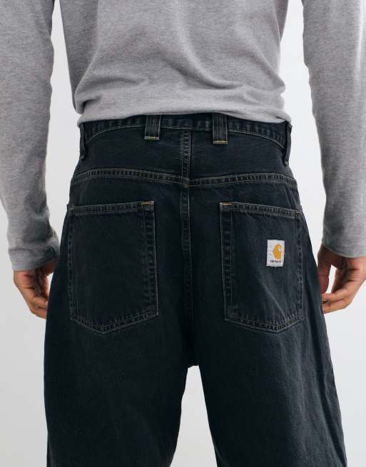 Carhartt WIP Brandon jeans i svart, 5 av 5