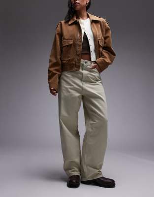 Carhartt WIP - Brandon - Jeans in Sandblast mit lockerem, geradem Schnitt-Blau