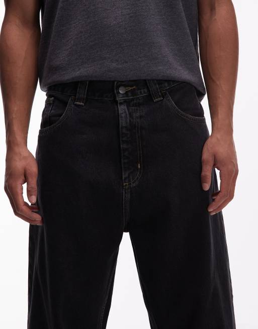 Carhartt WIP – Brandon – Jeans in Schwarz mit lockerem, geradem Schnitt, 4 von 5