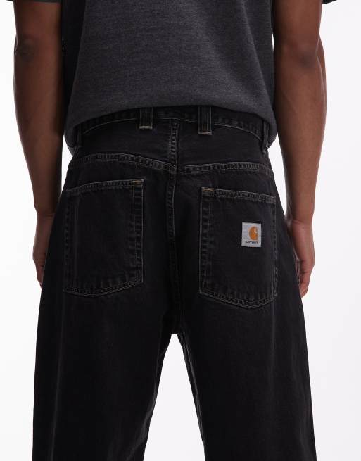 Carhartt WIP – Brandon – Jeans in Schwarz mit lockerem, geradem Schnitt, 5 von 5