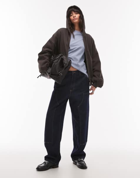 Carhartt WIP - Brandon - Jeans met dubbele knie in blauw - view 1