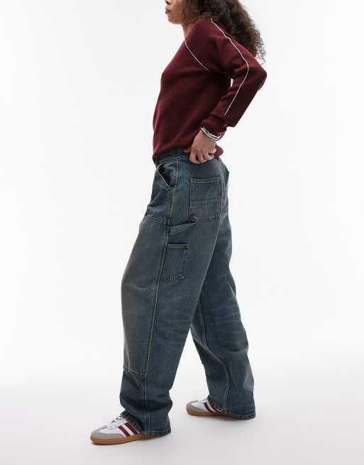Carhartt WIP - Brandon - Jeans met dubbele knie in blauw, 2 van 5