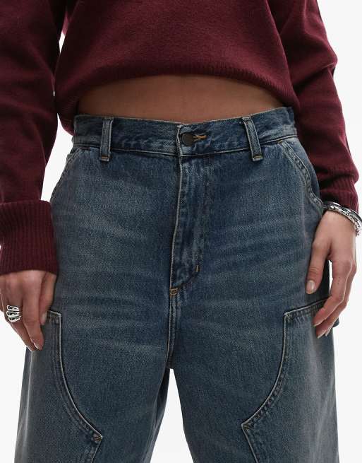 Carhartt WIP - Brandon - Jeans met dubbele knie in blauw, 5 van 5