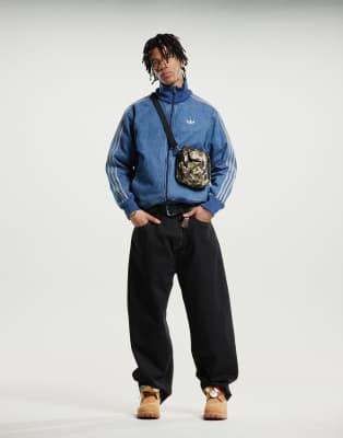 Carhartt WIP – Brandon – Locker geschnittene Jeans in Schwarz - view 1