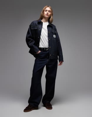 Carhartt WIP - Brandon - Lockere Denim-Jeans in Indigoblau mit geradem Schnitt