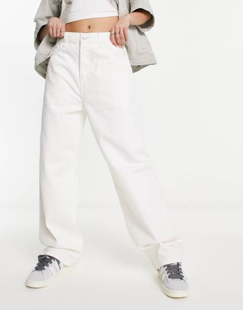 Carhartt WIP – Brandon – Lockere Jeans in Weiß - view 1