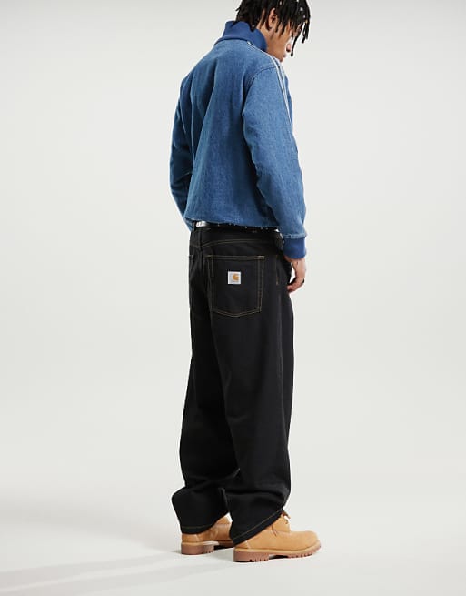 Carhartt WIP brandon loose fit jeans in black | ASOS Carhartt WIP brandon loose fit jeans in black | ASOS