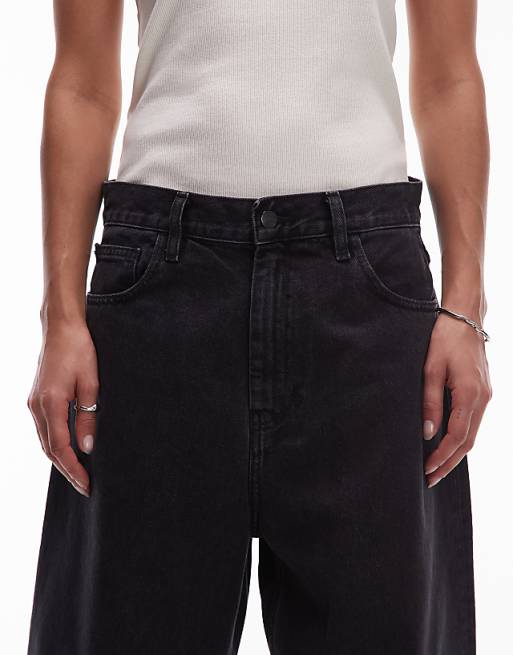 Carhartt WIP Brandon loose fit jeans in black | ASOS Carhartt WIP Brandon loose fit jeans in black | ASOS