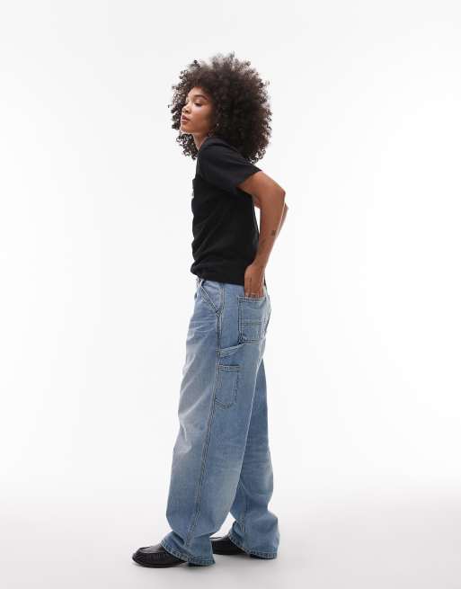 Carhartt WIP Brandon loose fit single knee jeans in light