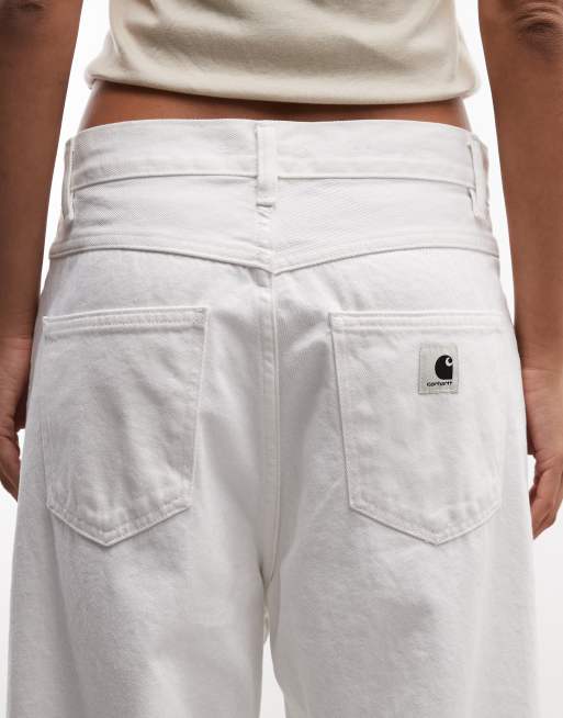 Carhartt WIP Brandon loose jeans i vitt, 4 av 5