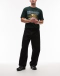 [Carhartt WIP] Carhartt WIP brandon loose jeans in black W29-30 Black