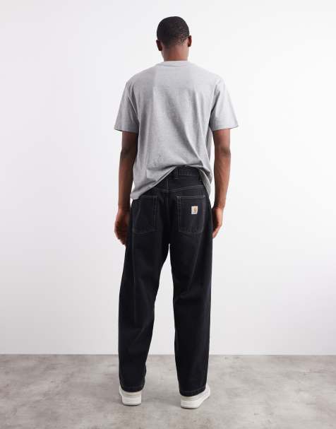 Carhartt WIP brandon loose jeans in black - view 1
