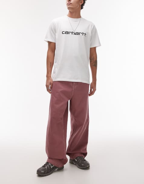 Carhartt WIP Brandon loose pants in dusky pink - view 1