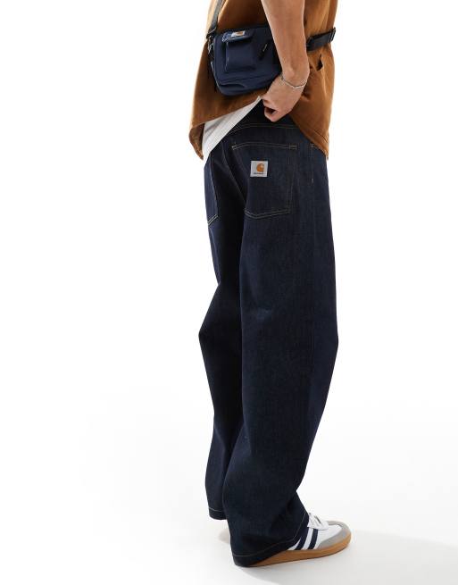 Carhartt WIP - Brandon - Losvallende jeans in donkerblauw, 2 van 5
