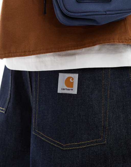 Carhartt WIP - Brandon - Losvallende jeans in donkerblauw, 3 van 5