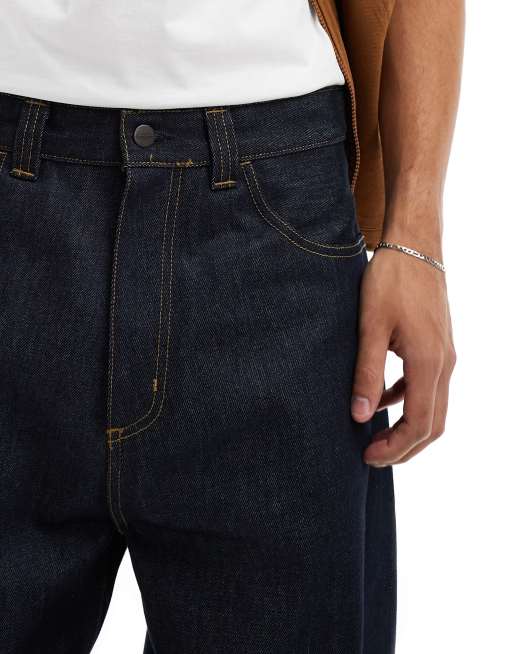 Carhartt WIP - Brandon - Losvallende jeans in donkerblauw, 5 van 5