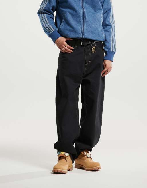 Carhartt WIP - Brandon - Losvallende jeans in zwart, 2 van 5