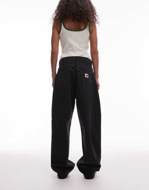 Carhartt WIP - Brandon - Losvallende jeans in zwart, 2 van 5