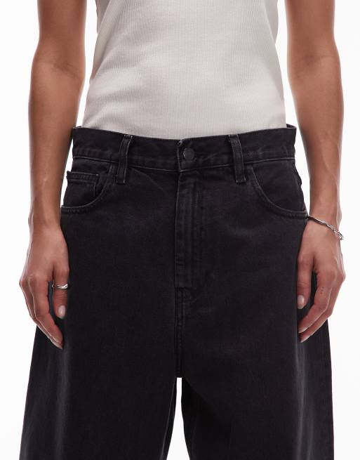 Carhartt WIP - Brandon - Losvallende jeans in zwart, 5 van 5