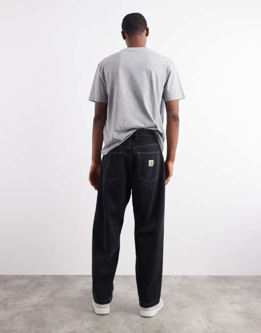 Carhartt WIP - Brandon - Losvallende jeans in zwart, 2 van 5