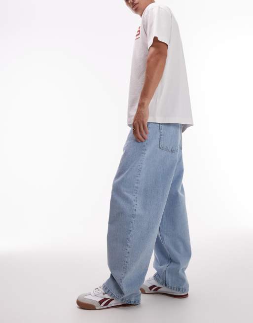 Carhartt WIP - Brandon - Løstsiddende jeans i afbleget stone wash, 2 af 5