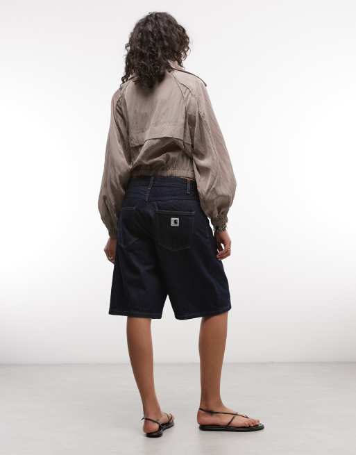 Carhartt WIP Brandon luźne szorty jeansowe w kolorze rinse, 4 z 5