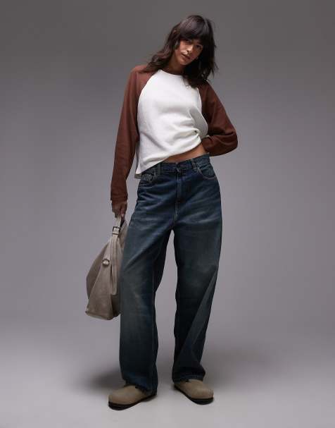 Carhartt WIP – Brandon – Niebieskie jeansy o luźnym kroju - view 1