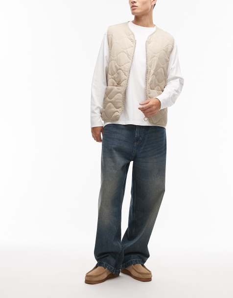 Carhartt WIP - Brandon - Posede denimjeans i vintage-blå vask - view 1