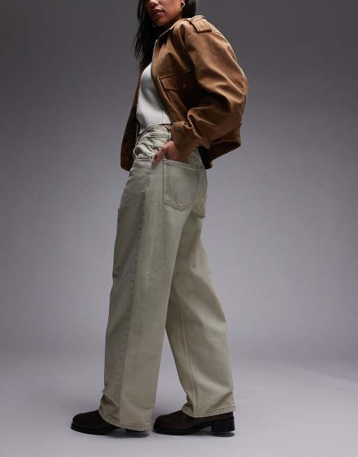 Carhartt WIP - Brandon - Sandfarvede løstsiddende jeans , 2 af 5