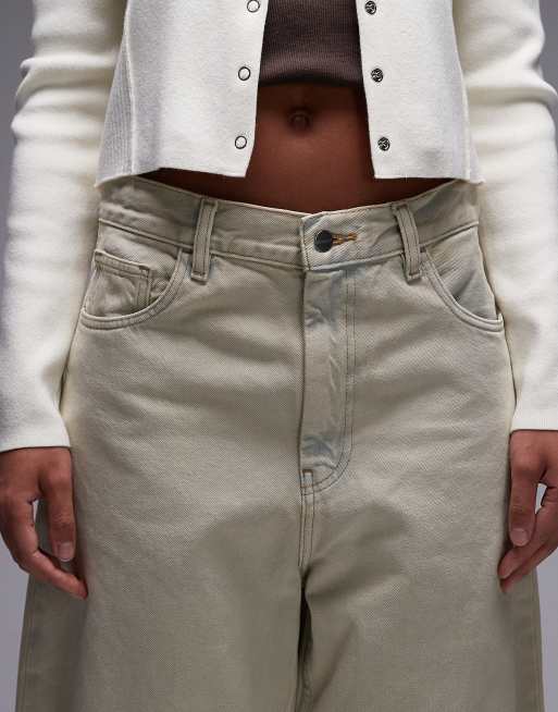 Carhartt WIP - Brandon - Sandfarvede løstsiddende jeans , 4 af 5