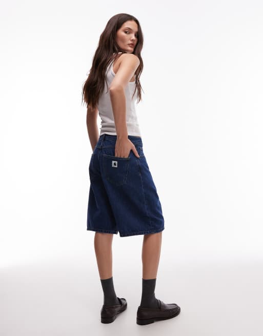 Carhartt WIP – Brandon – Szorty o luźnym kroju w spranym niebieskim kolorze