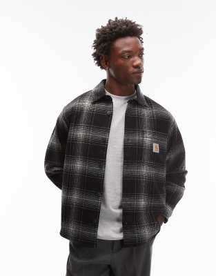 Carhartt WIP - Brennan - Veste chemise à carreaux - Noir et blanc
