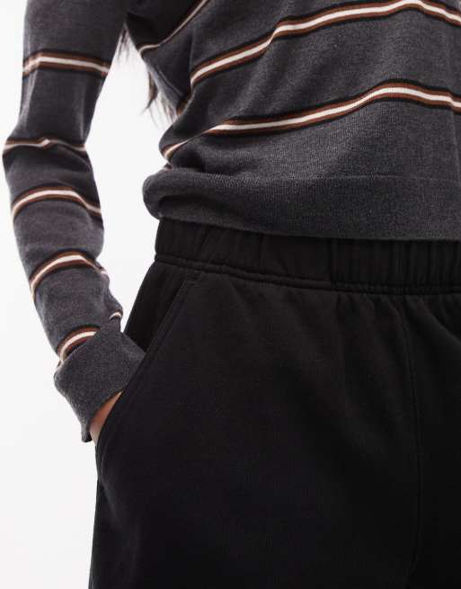 Carhartt WIP - Brenta - Sweatshort in zwart, 2 van 5