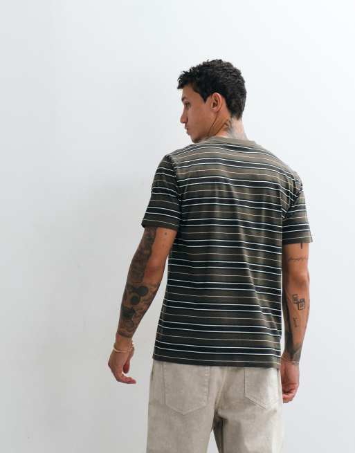 Carhartt WIP Bronson t-shirt i khaki-rand, 5 av 5