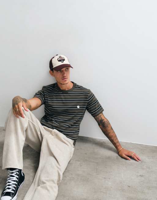 Carhartt WIP - Bronson - T-shirt rayé - Kaki, 2 de 5