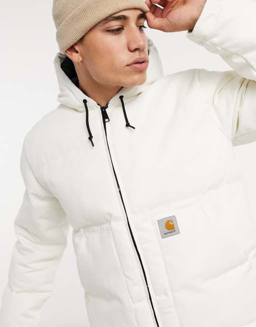 Carhartt WIP brooke padded jacket in white