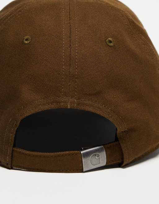 Carhartt WIP - Brun kasket med skriftlogo, 3 af 4