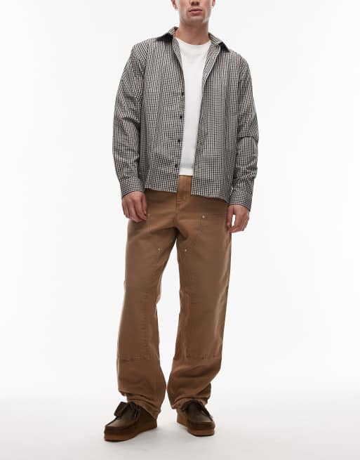 Carhartt WIP – Bruna byxor med förstärkta knän och ledig passform, 2 av 5