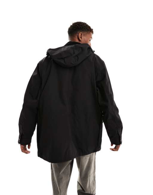 Carhartt WIP bryce mac coat in black | ASOS