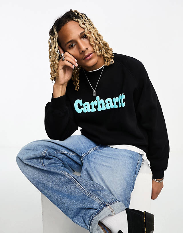 Carhartt WIP - bubbles sweatshirt in black